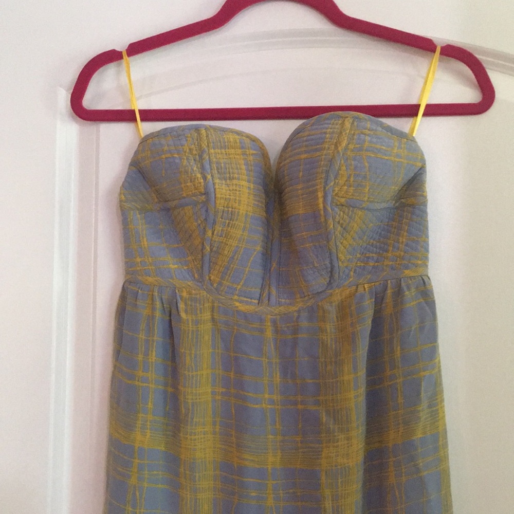 Anthropologie silk maxi dress